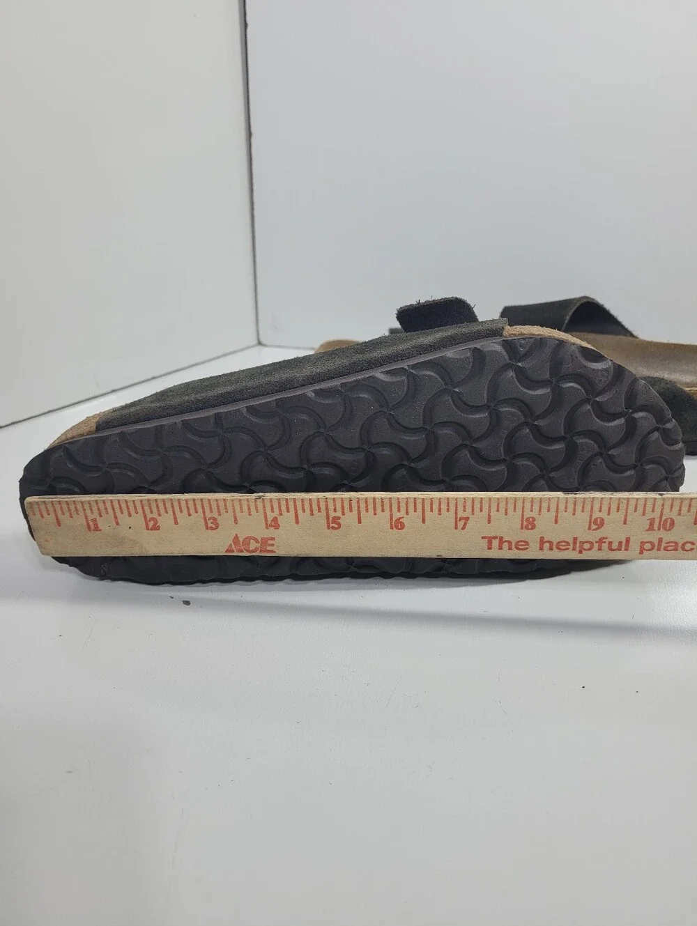 Birkenstock Arizona Suede Soft Footbed Black Gray EU 42 US Men 9 Women 11 Narrow